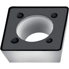 Walter - SPMW060304 A27 Grade WKP35S Carbide Milling Insert - TiCN/Al2O3/TiCN Finish, 0.1252" Thick, 1/4" Inscribed Circle, 0.4mm Corner Radius - USA Tool & Supply