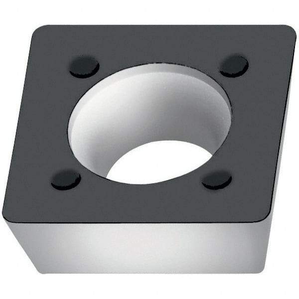 Walter - SPMW060304 A57 Grade WAK15 Carbide Milling Insert - TiCN/Al2O3/TiN Finish, 0.1252" Thick, 1/4" Inscribed Circle, 0.4mm Corner Radius - USA Tool & Supply