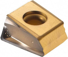 Walter - LNHU130608 L55T Grade WAK15 Carbide Milling Insert - TiCN/Al2O3/TiN Finish, 0.2677" Thick, 0.8mm Corner Radius - USA Tool & Supply