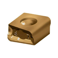 Walter - LNMU080404 F57T Grade WKP35G Carbide Milling Insert - TiAlN/TiN Finish, 4.5mm Thick, 0.4mm Corner Radius - USA Tool & Supply