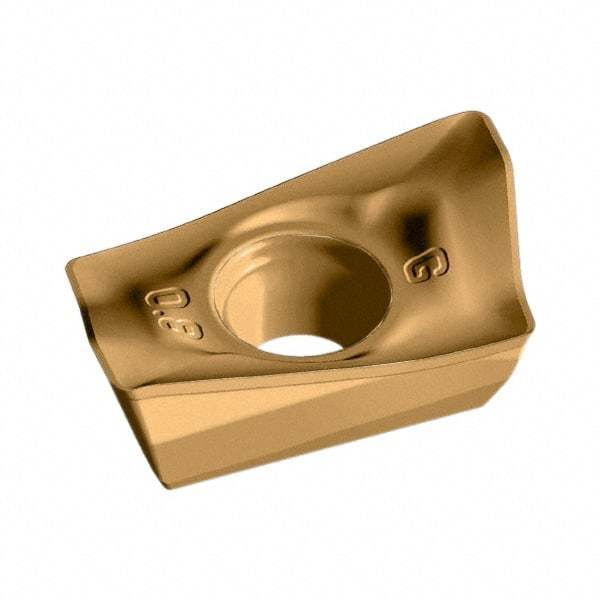 Walter - ADMT10T308 G56 Grade WKP35S Carbide Milling Insert - TiCN/Al2O3/TiCN Finish, 0.1496" Thick, 0.8mm Corner Radius - USA Tool & Supply