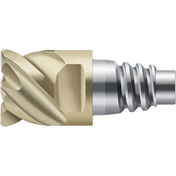 Walter-Prototyp - H4E Carbide End Milling Tip Insert - TiAlN/ZrN Finish, 4 Flutes, 12mm Cutting Diam, 5.75mm Depth of Cut, 14.5mm Extension, 0.0394" Cnr Rad - USA Tool & Supply