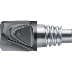 Walter-Prototyp - H1E Carbide End Milling Tip Insert - TiAlN Finish, 2 Flutes, 12mm Cutting Diam, 10mm Depth of Cut, 14mm Extension, 0.0197" Cnr Rad - USA Tool & Supply