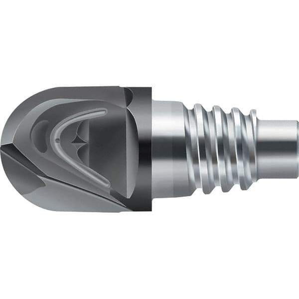 Walter-Prototyp - H1E Carbide Ball Nose Milling Tip Insert - TiAlN Finish, 2 Flutes, 16mm Cutting Diam, 13mm Depth of Cut, 18.1mm Extension, 0.315" Cnr Rad - USA Tool & Supply