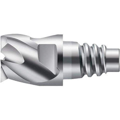 Walter-Prototyp - H6E Carbide End Milling Tip Insert - Uncoated, 3 Flutes, 25mm Cutting Diam, 13.5mm Depth of Cut, 25.6mm Extension - USA Tool & Supply