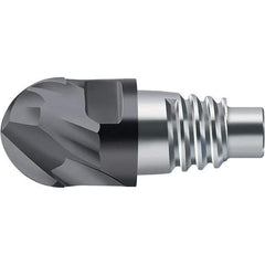 Walter-Prototyp - H8E Carbide Ball Nose Milling Tip Insert - TiAlN Finish, 2 Flutes, 16mm Cutting Diam, 8.5mm Depth of Cut, 18.7mm Extension, 0.315" Cnr Rad - USA Tool & Supply