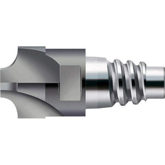 Walter-Prototyp - H3E Carbide End Milling Tip Insert - TiAlN Finish, 4 Flutes, 10mm Cutting Diam, 3mm Depth of Cut, 12.4mm Extension, 0.1181" Cnr Rad - USA Tool & Supply