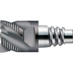 Walter-Prototyp - AH3E Carbide End Milling Tip Insert - TiAlN Finish, 4 Flutes, 12.7mm Cutting Diam, 7.01mm Depth of Cut, 14.61mm Extension, 1/64" Cnr Rad - USA Tool & Supply