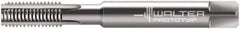 Walter-Prototyp - M8x1.25 Metric 6HX 4 Flute Bright Finish Solid Carbide Straight Flute Machine Tap - Modified Bottoming, Right Hand Thread, 90mm OAL, 22mm Thread Length, Oversize, Through Coolant - USA Tool & Supply
