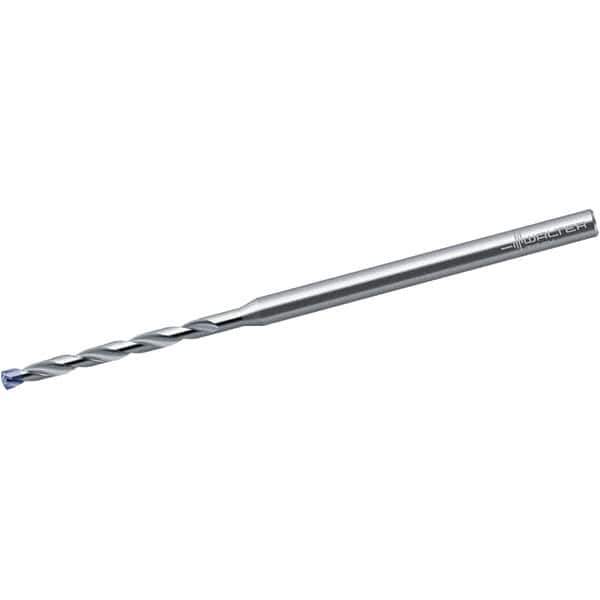 Walter-Titex - 2.25mm, 140° Point, Solid Carbide Micro Drill Bit - 67mm OAL, 26mm Flute Length, 3mm Shank Diam, Series A6489AMP - USA Tool & Supply