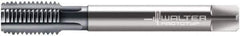 Walter-Prototyp - 1/8-28" BSPP, 4 Flutes, Modified Bottoming Chamfer, TiCN Coated, Powdered Metal British Standard Pipe Tap - 0.2756" Shank Diam, 0.2165" Square Size, Series E2436406 - Exact Industrial Supply