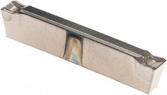 Walter - 2E300N02GX CE4 Grade WSM33S, 3mm Cutting Width Carbide Grooving Insert - Neutral, 0.2mm Corner Radius, TiAlN/Al2O3/ZrCN Finish - USA Tool & Supply