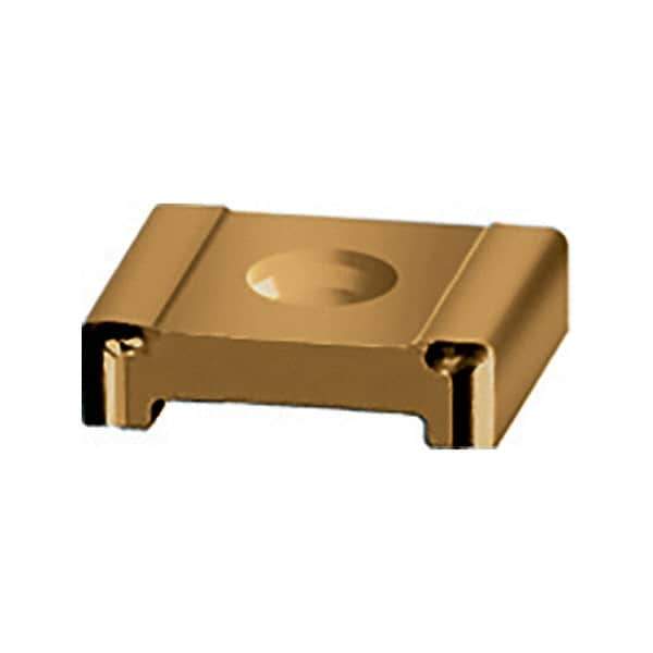 Walter - LNMX070204 D57T Grade WKP35G Carbide Milling Insert - TiAlN/TiN Finish, 2.4mm Thick, 0.4mm Corner Radius - USA Tool & Supply