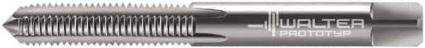 Walter-Prototyp - M16x1.50 Metric Fine 6H 4 Flute Bright Finish Solid Carbide Straight Flute Machine Tap - Modified Bottoming, Right Hand Thread, 100mm OAL, 21mm Thread Length, Oversize - Exact Industrial Supply