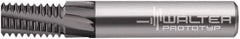 Walter-Prototyp - M10x1.50, 0.315" Cutting Diam, 5 Flute, Solid Carbide Helical Flute Thread Mill - Internal Thread, 16.5mm LOC, 63mm OAL, 8mm Shank Diam - USA Tool & Supply