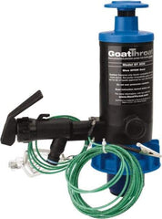 GoatThroat Pumps - 3/8" Outlet, 4 GPM, Polypropylene Hand Operated Transfer Pump - 56" OAL, For up to 55 Gal Drums, For Class I & II Flammable & Combustible Liquids - USA Tool & Supply