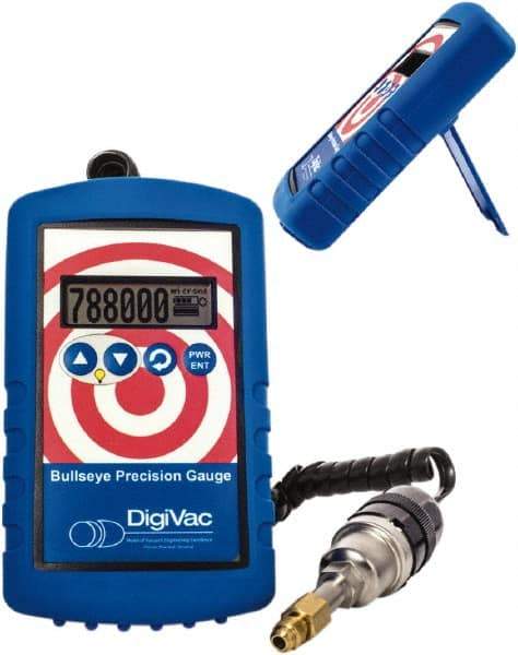 DigiVac - Vacuum Gauges Type: Electronic Vacuum Gauge Vacuum Range: 1 - 800,000 Microns - USA Tool & Supply
