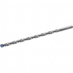 Walter-Titex - 3/8" 2-Flute Solid Carbide Extra Length Drill Bit - USA Tool & Supply