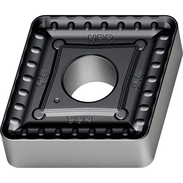 Walter - CNMM866 NRR Grade WPP10S Carbide Turning Insert - TiCN/Al2O3/TiN Finish, 80° Diamond, 1" Inscr Circle, 3/8" Thick, 3/32" Corner Radius - USA Tool & Supply