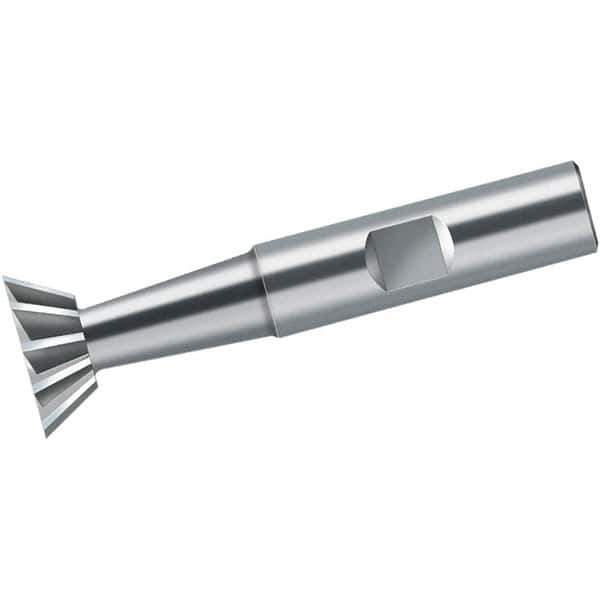 Walter-Prototyp - 25mm Diam x 6.3mm Width of Cut, 45° Included Angle, Cobalt Dovetail Cutter - Weldon Flat, Uncoated - USA Tool & Supply