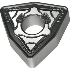 Walter - WNMG544 RP5 Grade WPP10S Carbide Turning Insert - TiCN/Al2O3/TiN Finish, 80° Trigon, 5/8" Inscr Circle, 1/4" Thick, 1/16" Corner Radius - USA Tool & Supply
