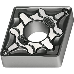 Walter - CNMG434 MP5 Grade WPP30S Carbide Turning Insert - TiCN/Al2O3/TiN Finish, 80° Diamond, 1/2" Inscr Circle, 3/16" Thick, 1/16" Corner Radius - USA Tool & Supply
