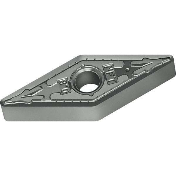 Walter - VNGG333 NFT Grade WS10 Carbide Turning Insert - Uncoated, 35° Diamond, 3/8" Inscr Circle, 3/16" Thick, 3/64" Corner Radius - USA Tool & Supply