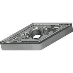 Walter - VNGG333 NFT Grade WS10 Carbide Turning Insert - Uncoated, 35° Diamond, 3/8" Inscr Circle, 3/16" Thick, 3/64" Corner Radius - USA Tool & Supply