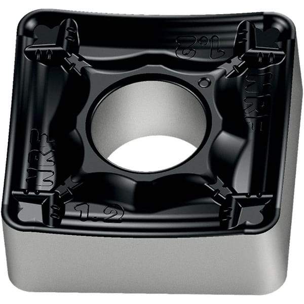 Walter - SNMM856 NRF Grade WPP20S Carbide Turning Insert - TiCN/Al2O3/TiN Finish, 90° Square, 1" Inscr Circle, 5/16" Thick, 3/32" Corner Radius - USA Tool & Supply