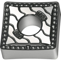 Walter - SNMG322 MP3 Grade WPP10S Carbide Turning Insert - TiCN/Al2O3/TiN Finish, 90° Square, 3/8" Inscr Circle, 1/8" Thick, 1/32" Corner Radius - USA Tool & Supply