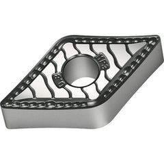 Walter - DNMG333 MP3 Grade WPP20S Carbide Turning Insert - TiCN/Al2O3/TiN Finish, 55° Diamond, 3/8" Inscr Circle, 3/16" Thick, 3/64" Corner Radius - USA Tool & Supply