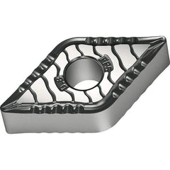 Walter - DNMG442 FP5 Grade WPP20S Carbide Turning Insert - TiCN/Al2O3/TiN Finish, 55° Diamond, 1/2" Inscr Circle, 1/4" Thick, 1/32" Corner Radius - USA Tool & Supply