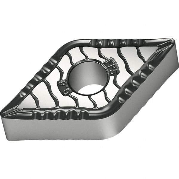 Walter - DNMG332 FP5 Grade WPP10S Carbide Turning Insert - TiCN/Al2O3/TiN Finish, 55° Diamond, 3/8" Inscr Circle, 3/16" Thick, 1/32" Corner Radius - USA Tool & Supply