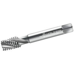 Walter-Prototyp - M3x0.50 Metric 3 Flute 6H Modified Bottoming Spiral Flute Tap - Cobalt, Bright Finish, 40mm OAL, Right Hand Flute, Right Hand Thread, Series 20167 - Exact Industrial Supply