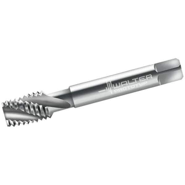 Walter-Prototyp - M8x1.25 Metric 3 Flute 6H Modified Bottoming Spiral Flute Tap - Cobalt, Bright Finish, 63mm OAL, Right Hand Flute, Right Hand Thread, Series 20167 - Exact Industrial Supply