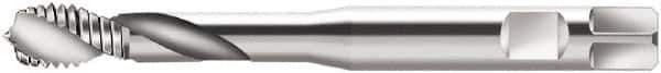Walter-Prototyp - M4x0.70 Metric 2 Flute 6H Modified Bottoming Spiral Flute Tap - Cobalt, Bright Finish, 70mm OAL, Right Hand Flute, Right Hand Thread, Series S20516 - Exact Industrial Supply