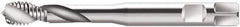 Walter-Prototyp - M6x1.00 Metric 2 Flute 6H Modified Bottoming Spiral Flute Tap - Cobalt, Bright Finish, 80mm OAL, Right Hand Flute, Right Hand Thread, Series S20516 - Exact Industrial Supply