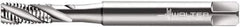 Walter-Prototyp - M6x1.00 Metric 3 Flute 6HX Bottoming Spiral Flute Tap - Cobalt, Bright Finish, 80mm OAL, Right Hand Flute, Right Hand Thread, Series 205106 - Exact Industrial Supply