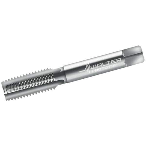 Walter-Prototyp - 1/4-19" BSPP, 4 Flutes, Bottoming Chamfer, Bright Finish, Cobalt British Standard Pipe Tap - 0.4331" Shank Diam, 0.3543" Square Size, Series 24165 - Exact Industrial Supply