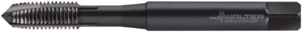 Walter-Prototyp - M4x0.70 Metric Coarse, 3 Flutes, Plug Chamfer, Oxide Finish, Cobalt Spiral Point STI Tap - 0.2362" Shank Diam, 0.1929" Square Size, 6H Class of Fit, Series M203009 - Exact Industrial Supply