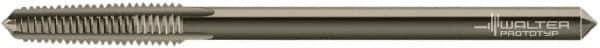 Walter-Prototyp - M6x1.00 Metric, 5 Flutes, Nitride/Oxide Finish, Cobalt, Nut Tap - 271mm Overall Length, 24mm Thread Length - Exact Industrial Supply