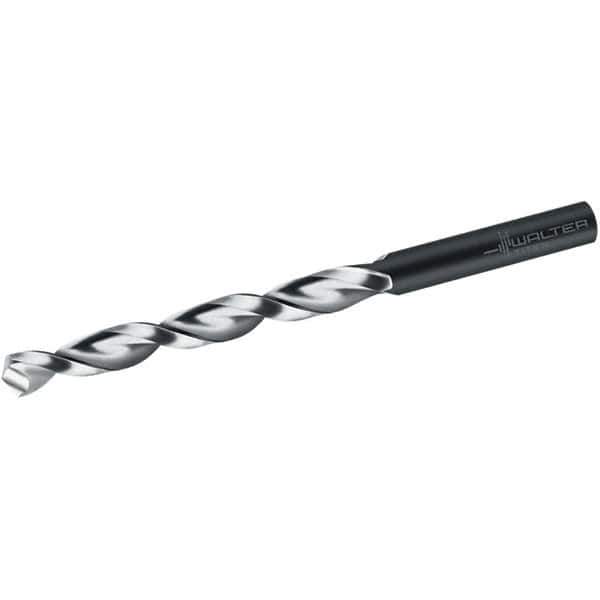 Walter-Titex - 15.1mm 130° Cobalt Jobber Drill - Oxide Finish, Right Hand Cut, Parabolic Flute, Straight Shank, 178mm OAL, Alpha XE Point - USA Tool & Supply