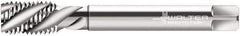 Walter-Prototyp - M24x3.00 Metric 4 Flute 6H Modified Bottoming Spiral Flute Tap - Cobalt, Bright Finish, 160mm OAL, Left Hand Flute, Left Hand Thread, Series P205698 - USA Tool & Supply