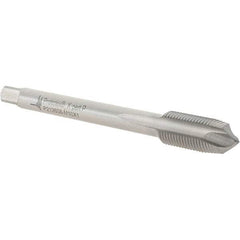 Walter-Prototyp - M10x1.00 Metric Fine, 3 Flute, Bright Finish, Cobalt Spiral Point Tap - Plug Chamfer, Left Hand Thread, 90mm OAL, 20mm Thread Length, 7mm Shank Diam, 6H Class of Fit, Series P212608 - Exact Industrial Supply