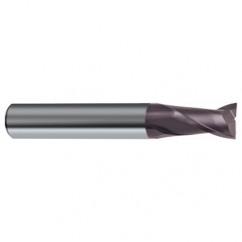 14mm Dia. x 75mm Overall Length 2-Flute Square End Solid Carbide SE End Mill-Round Shank-Center Cut-Firex - USA Tool & Supply