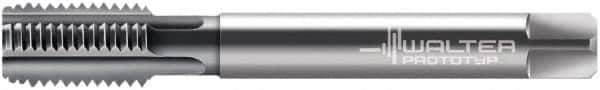 Walter-Prototyp - M20x2.50 Metric 6HX 4 Flute Nitride Finish Cobalt Straight Flute Machine Tap - Modified Bottoming, Right Hand Thread, 140mm OAL, 30mm Thread Length, Oversize - USA Tool & Supply