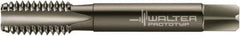 Walter-Prototyp - 7/16-14 UNC 2B 4 Flute Nitride/Oxide Finish Cobalt Straight Flute Machine Tap - Modified Bottoming, Right Hand Thread, 3-5/32" OAL, 22mm Thread Length, Oversize - Exact Industrial Supply