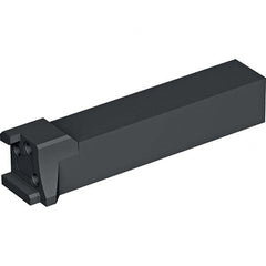 Walter - 45mm Max Depth, 0.6mm to 6.5mm Width, External Left Hand Indexable Grooving/Cutoff Toolholder - Exact Industrial Supply