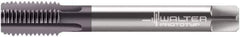 Walter-Prototyp - M8x1.00 Metric Fine 6HX 4 Flute Multilayer TiAlN Finish Solid Carbide Straight Flute Machine Tap - Modified Bottoming, Right Hand Thread, 90mm OAL, 12mm Thread Length, Oversize, Through Coolant - USA Tool & Supply
