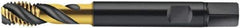Walter-Prototyp - M20x2.50 Metric 4 Flute 6HX Modified Bottoming Spiral Flute Tap - Cobalt, TiN Finish, 140mm OAL, Right Hand Flute, Right Hand Thread, Series S2056315 - Exact Industrial Supply